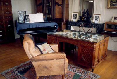 Le bureau de Robert Schuman dans sa maison de Scy-Chazelles